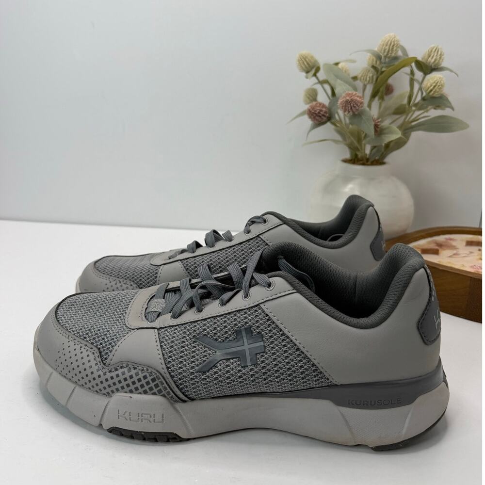 Kuru Quantum 2.0 Walking Comfort Sneaker Storm Gray Men 10.5 Medium Light wear